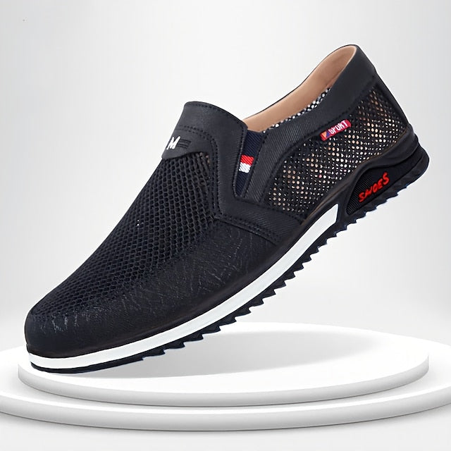 Slip-Ons Men's Shoes Flyknit Walking Loafers Casual