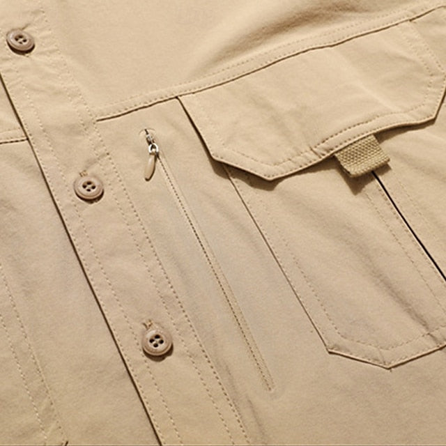 Workwear Shirts Button Shirt Men's Work Up