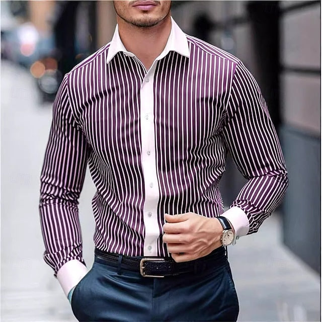 Men's Shirt Casual Collared Beach Summer