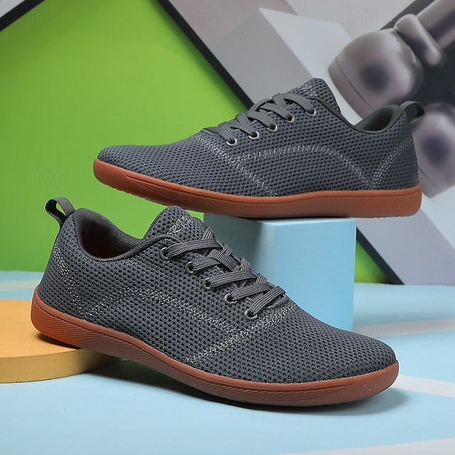 Sneakers Orange Bright Sole Men's – with Knit White
