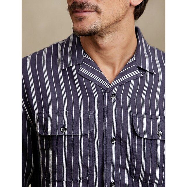 Workwear Shirts Button Shirt Men's Work Up