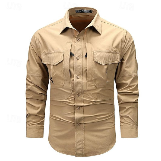 Work Shirt Men's Workwear Button Shirts Up