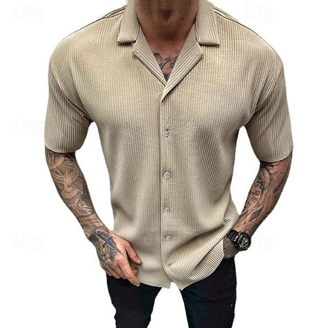 Casual Beach Men's Summer Shirt Cuban