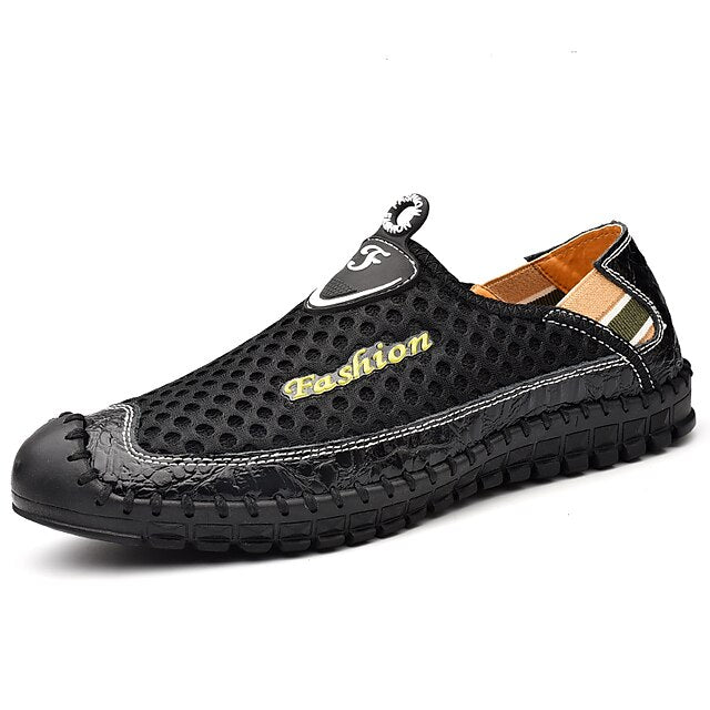 Casual Men's Shoes Mesh Lightweight Slip-On Breathable –