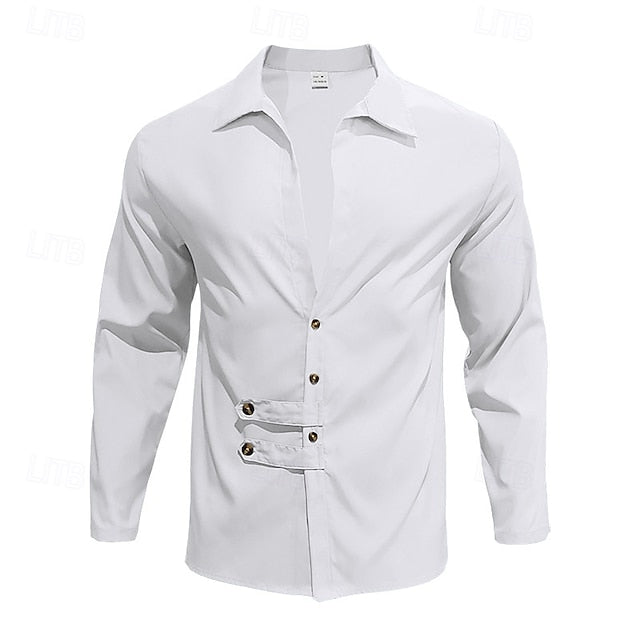 Casual Beach Men's Summer Black Shirt