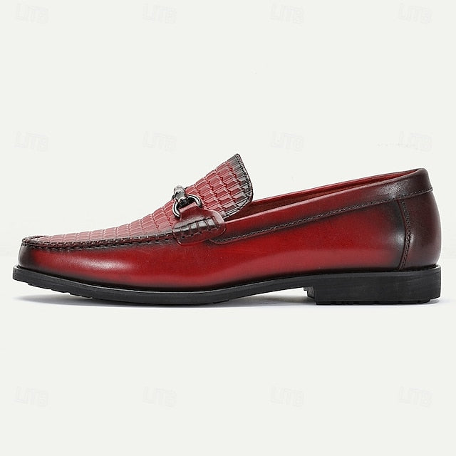 White Espadrille Men's Shoes Slip-On Artistic with