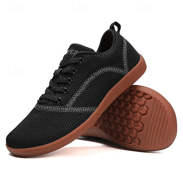 Sneakers Orange Bright Sole Men's – with Knit White