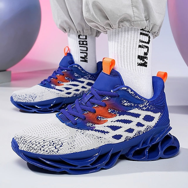 Sneakers with Men's Blue Athletic Sole Hollow Unique