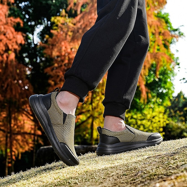 Shoes with Print Canvas Men's Animal Espadrille Slip-On
