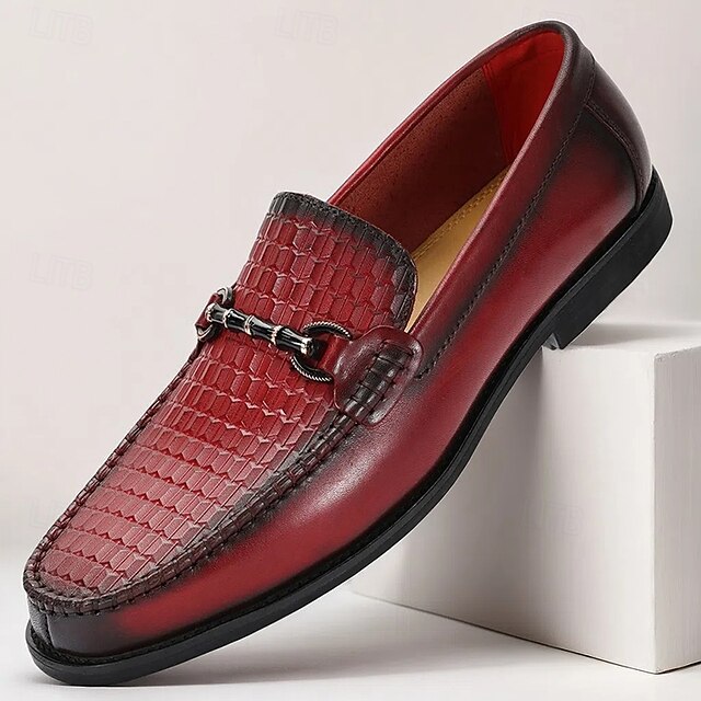 White Espadrille Men's Shoes Slip-On Artistic with