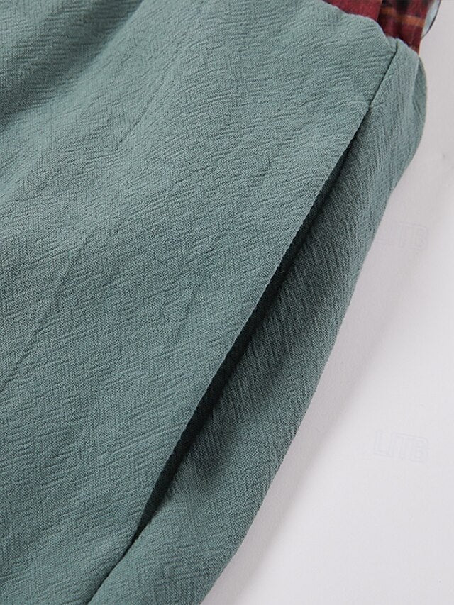 Viking Shirt Summer Beach Linen Style Men's