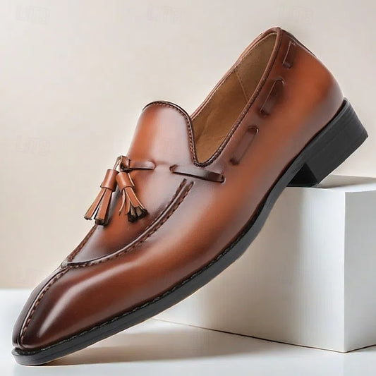 Tassel Detail Derby with Shoes - Brown Men's Kentucky