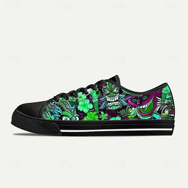 Men's Sneakers Size Shoes Classic Casual Beach Plus Print
