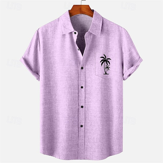 Casual Summer Men's Minimalist Shirt Aloha