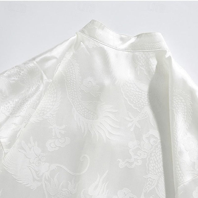 Men's Shirt Beach Button Casual Up Summer