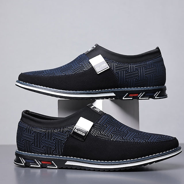 Shoes with Print Canvas Men's Animal Espadrille Slip-On