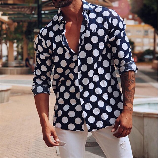 Button Men's Up Hawaiian Summer Shirt