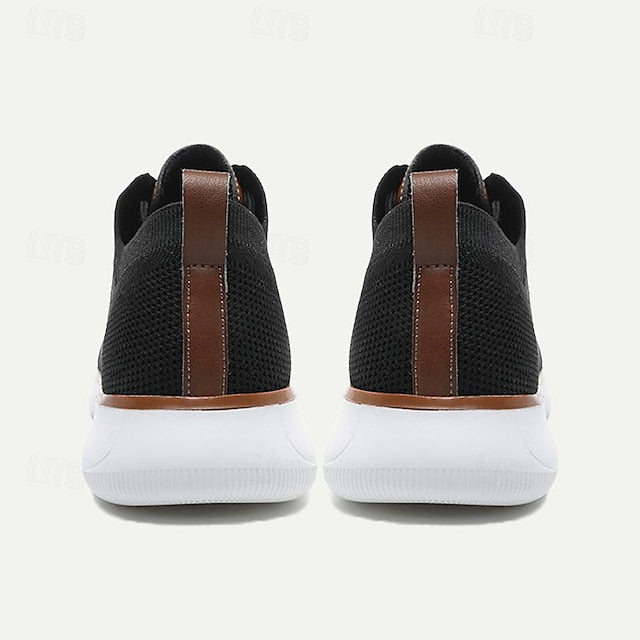 Sneakers Breathable - Knit Casual Men's Lightweight Walking