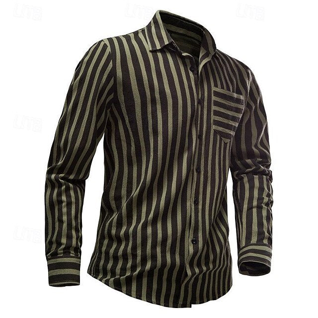 Men's Shirt Beach Up Summer Button Casual