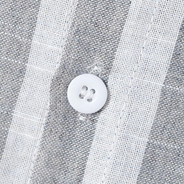 Shirt Summer Casual Beach Men's Up Button