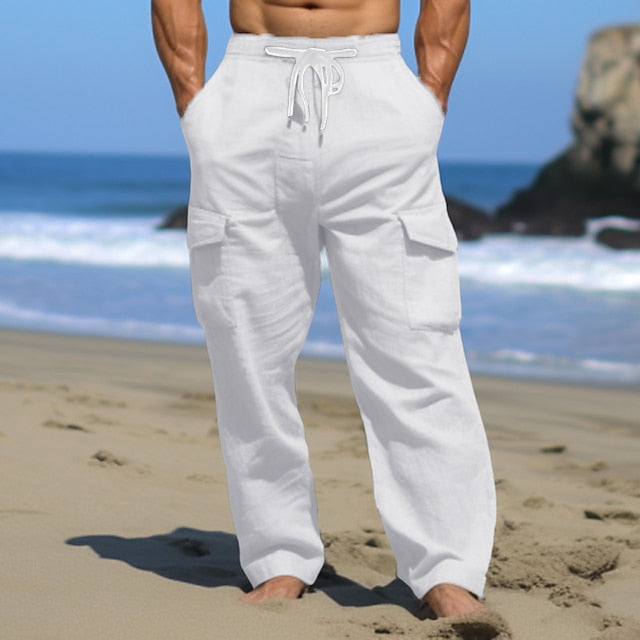 Cargo Summer Beach Pants Trousers Pants Pants Men's