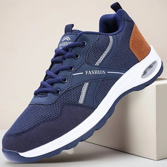 Grey Men Casual Sneakers Fashion and for – White Comfortable