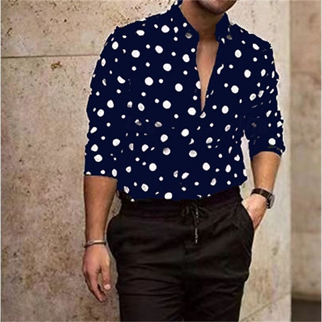 Shirt Button Casual Up Beach Summer Men's