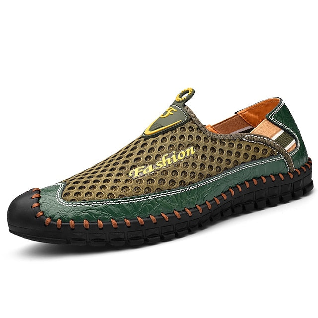 Casual Men's Shoes Mesh Lightweight Slip-On Breathable –