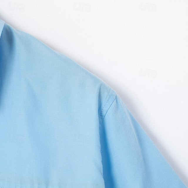 Casual Men's Button Beach Shirt Summer Up