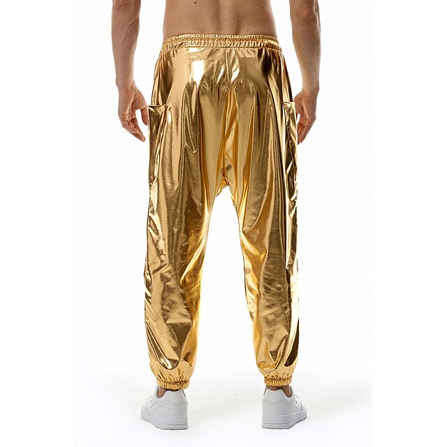 Trousers Sequin Elastic Casual Pants Men's Joggers
