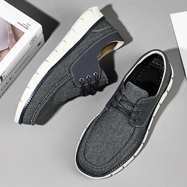 Mesh with Design Slip-On Breathable Fashionable Shoes Men's