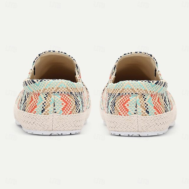 Woven Nylon - Men's Multicolor Loafers Espadrilles