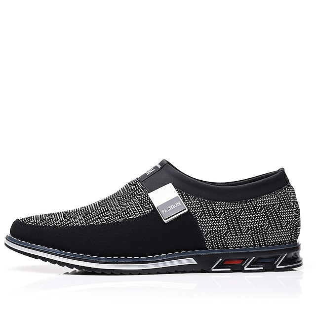 Shoes with Print Canvas Men's Animal Espadrille Slip-On