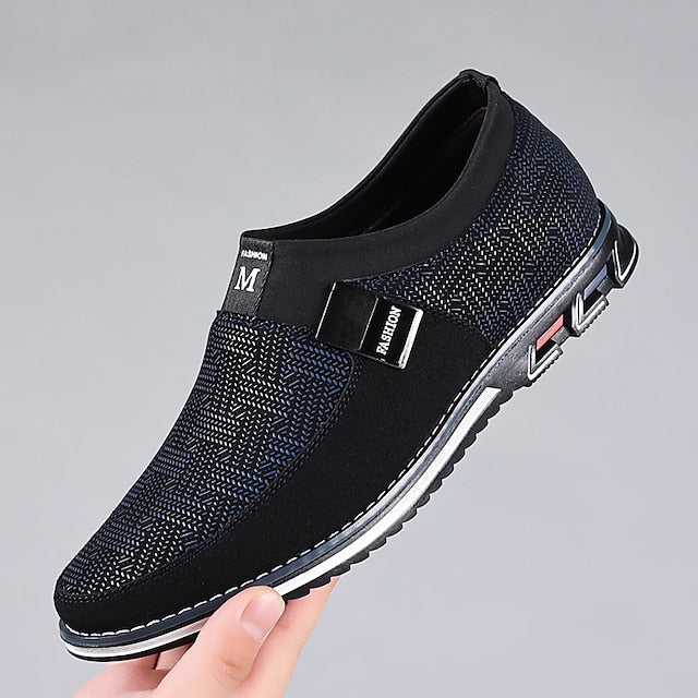 Shoes with Print Canvas Men's Animal Espadrille Slip-On