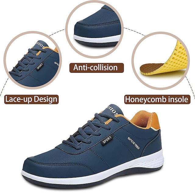 Lightweight Sneakers Men's Navy Blue | Casual Sports