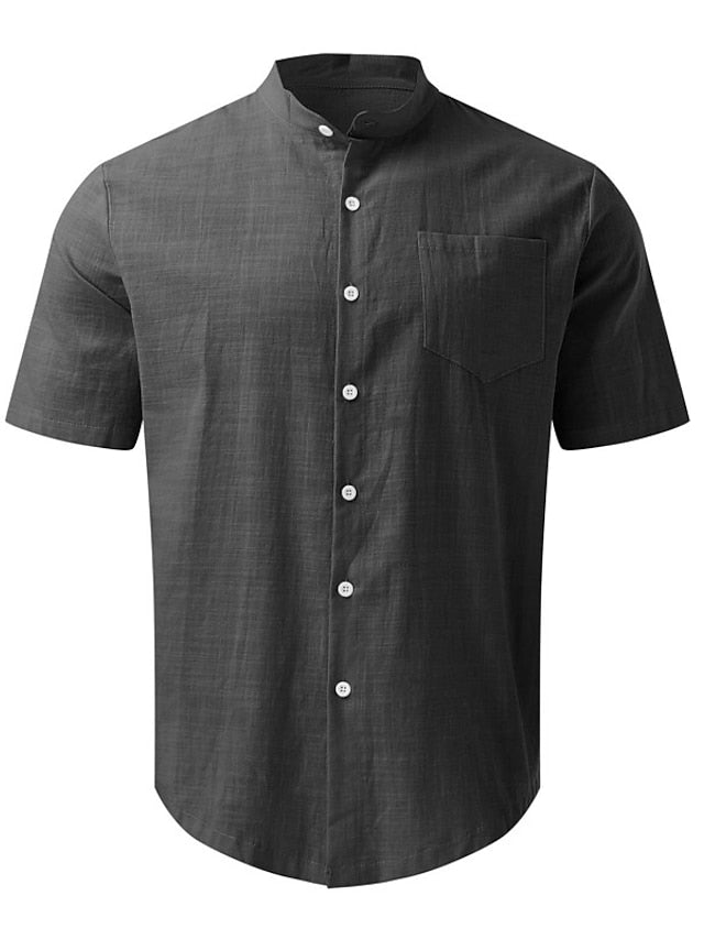 Shirt Collar Men's Mandarin Chinese