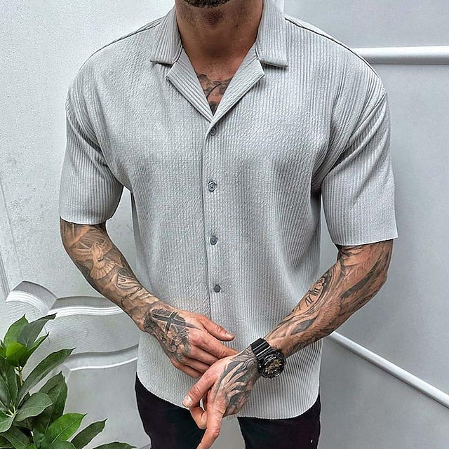 Casual Beach Men's Summer Shirt Cuban