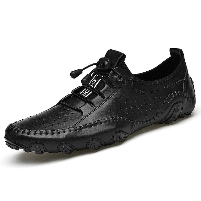 Daily Plus Men's Loafers Size Sneakers Leather Summer