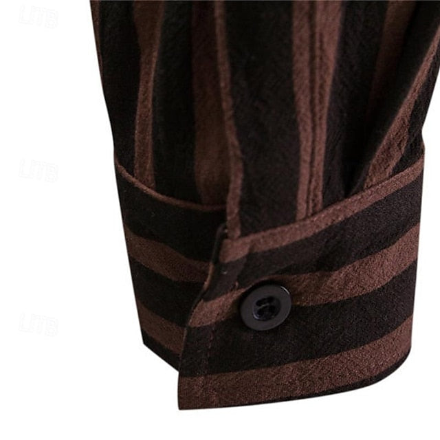 Men's Shirt Beach Up Summer Button Casual