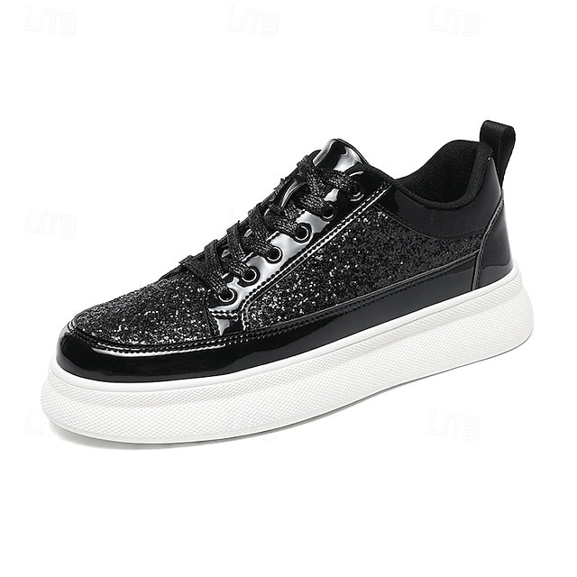 Sneakers Men's Leather Comfortable Slip Casual PU Walking