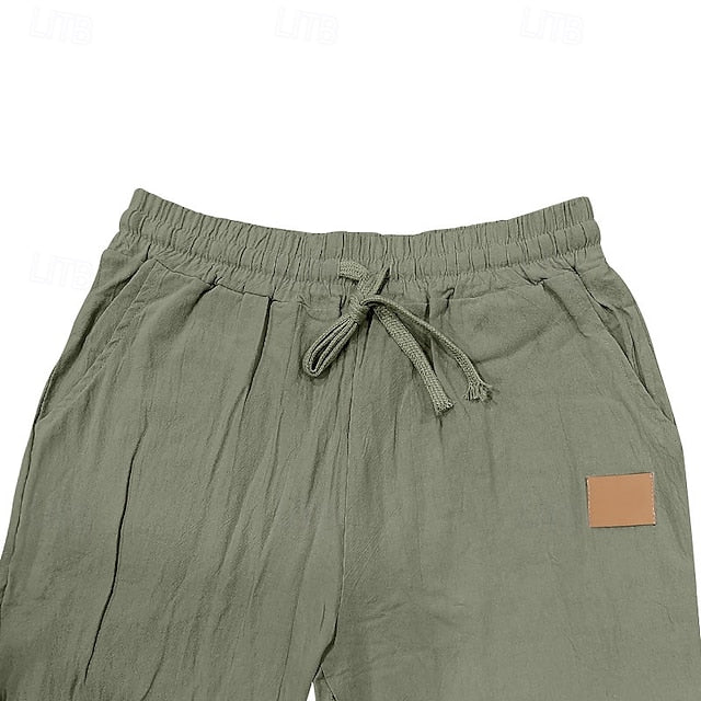 Linen Trousers Pants Summer Beach Men's Pants Pants