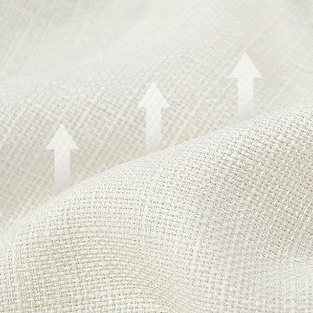 Men's Casual Cotton Shirt Linen Up Button