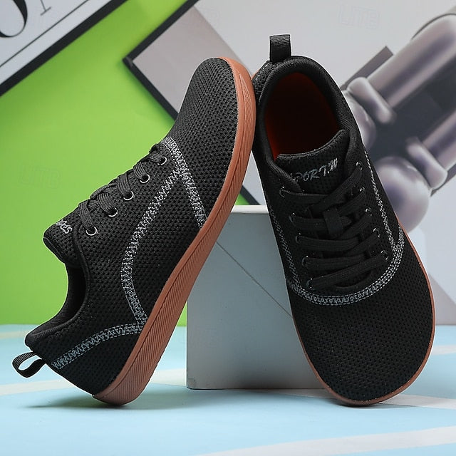 Sneakers Orange Bright Sole Men's – with Knit White