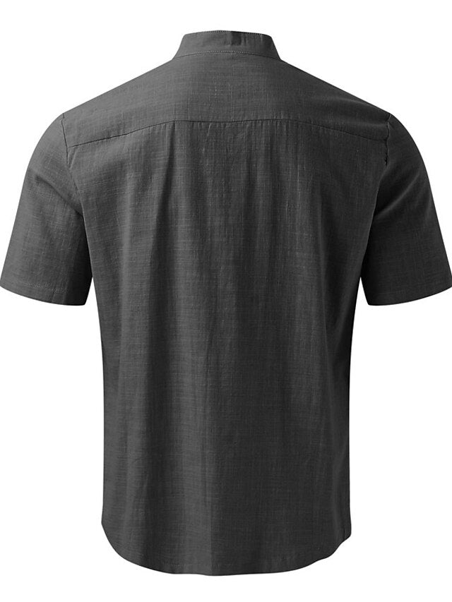 Shirt Collar Men's Mandarin Chinese