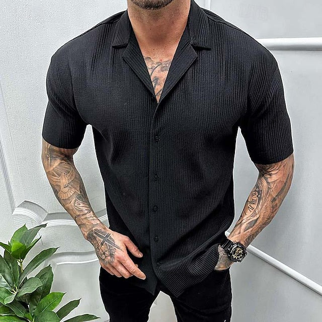 Casual Beach Men's Summer Shirt Cuban