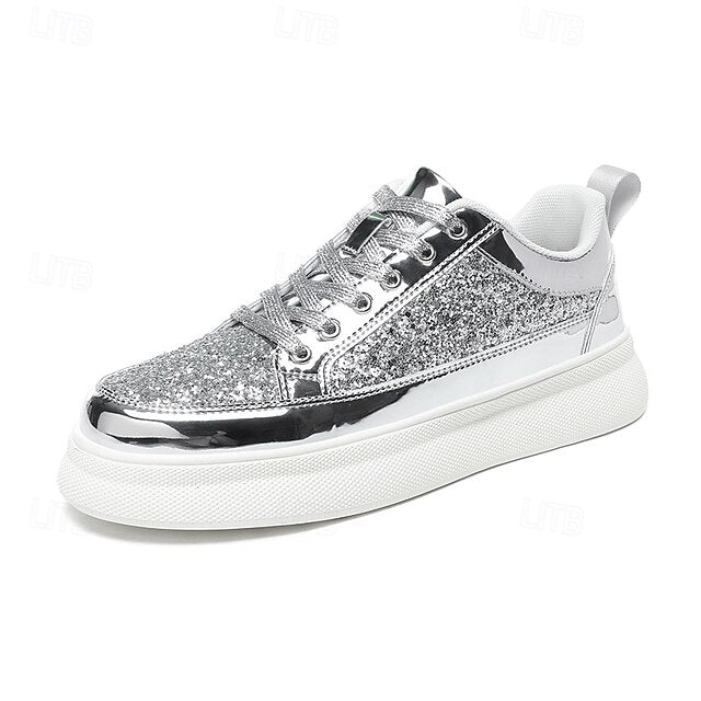 Sneakers Men's Leather Comfortable Slip Casual PU Walking