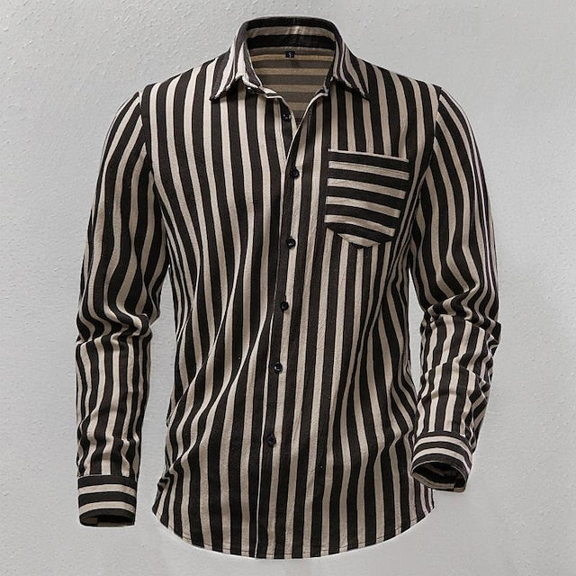 Men's Shirt Beach Up Summer Button Casual