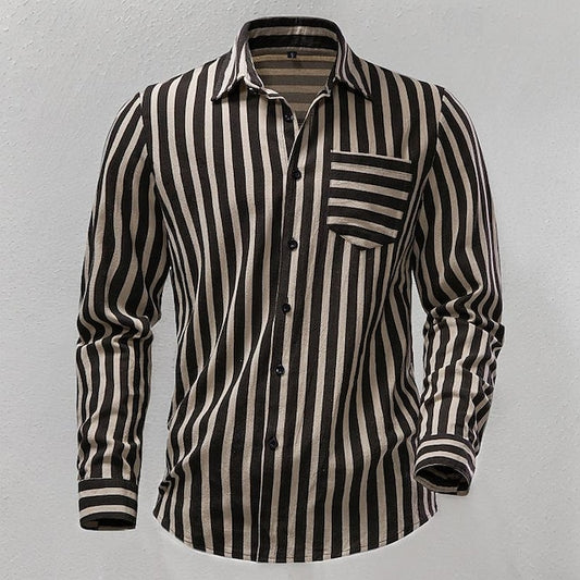 Men's Shirt Beach Up Summer Button Casual