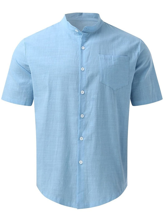 Shirt Collar Men's Mandarin Chinese