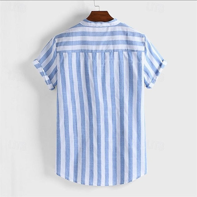 Linen Shirt Cotton Men's Summer